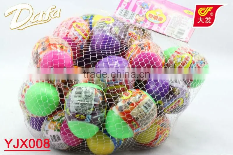 Dafa animal toy,tattoo,press candy in surprise egg toy candy