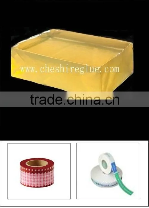 Strong sticky hot melt adhesive glue for paper label