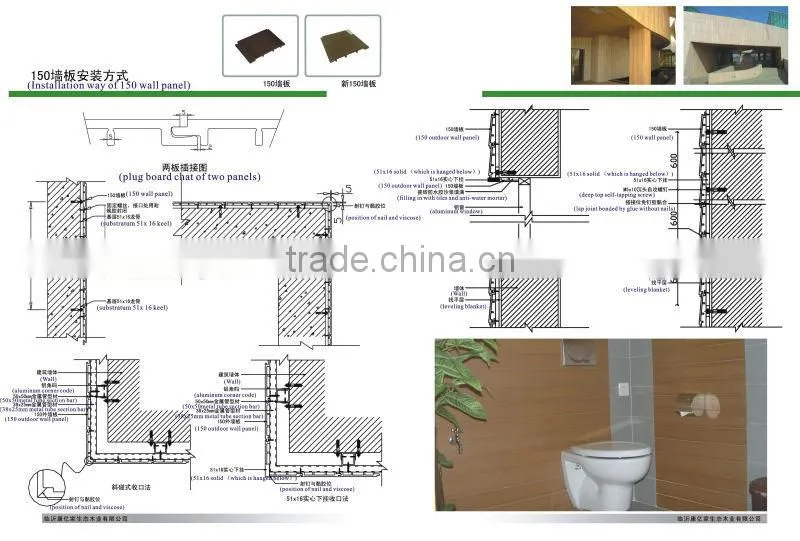 wpc commercial bathroom wall panels
