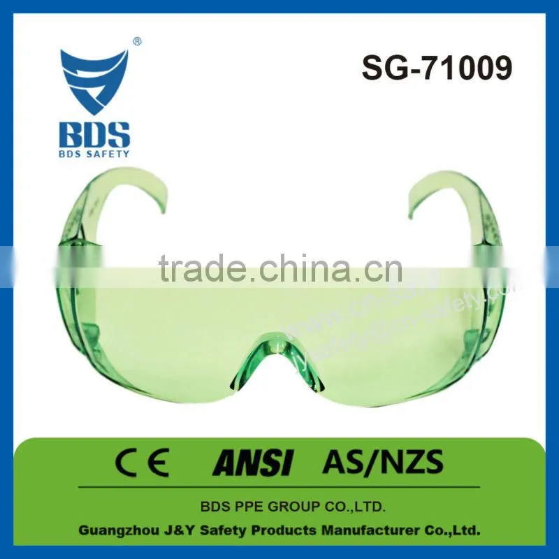 2015 Safety glasses pollen glasses meet as nzs/ansi z87.1 custom brand safety glasses