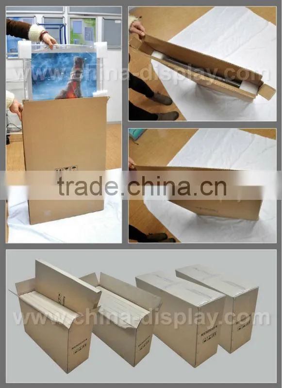 Shop sign advertising light boxes message led display panel board
