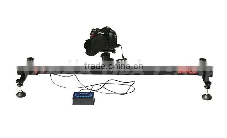 Westage motorized video camera slider 150cm with timelapse time delay controller