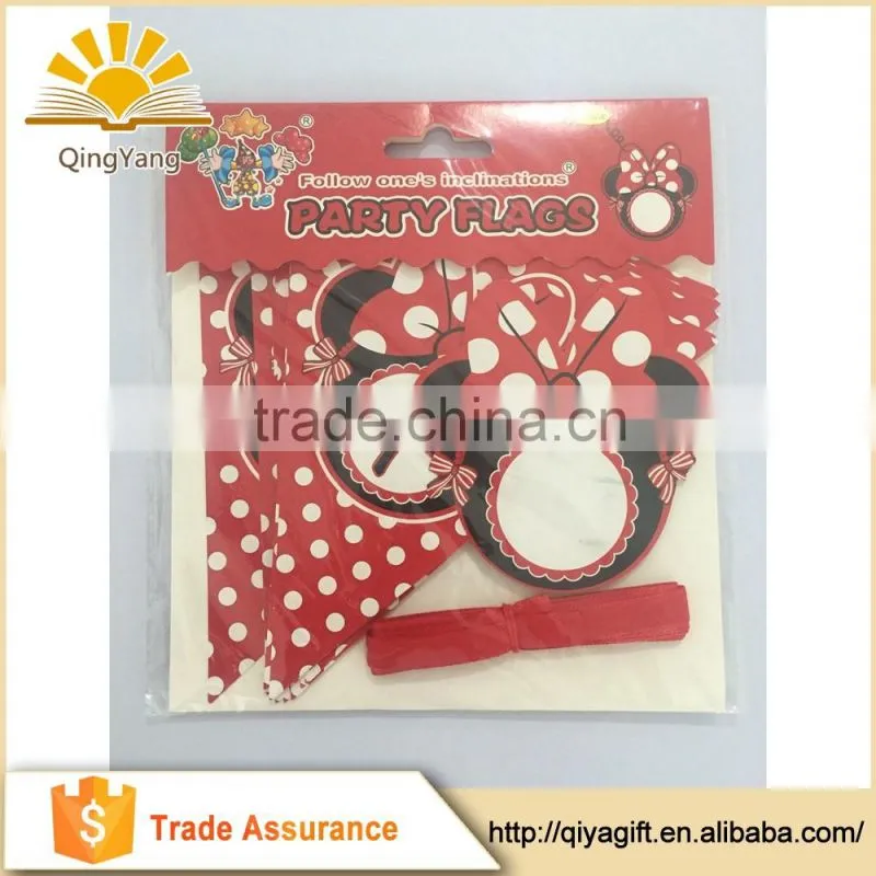 Mickey birthday party custom paper banner party decorations