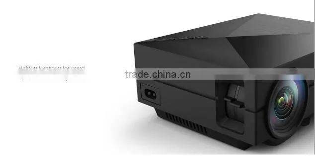 2015 Original GM60 Cheap Projector 1000 Lumens 1920 x 1080 Video USB VGA SD Home Video GM 60 Proyector Beamer White Gold