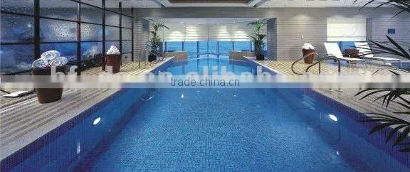 Glass mosaic for swimming pool tile