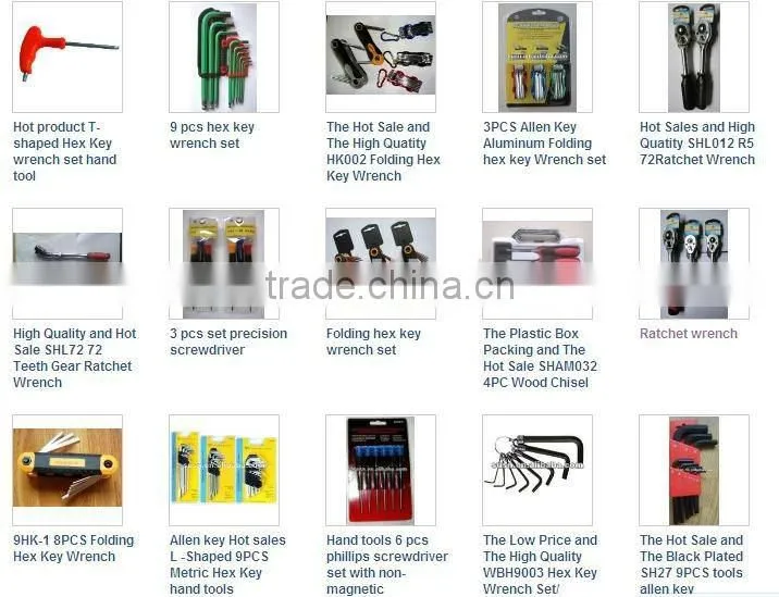 6 pcs Double color PP Handle Flat Screwdriver