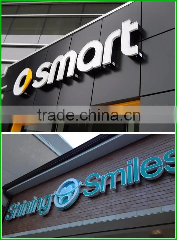 Weather-resistent Street Advertising Led Lighted Letters