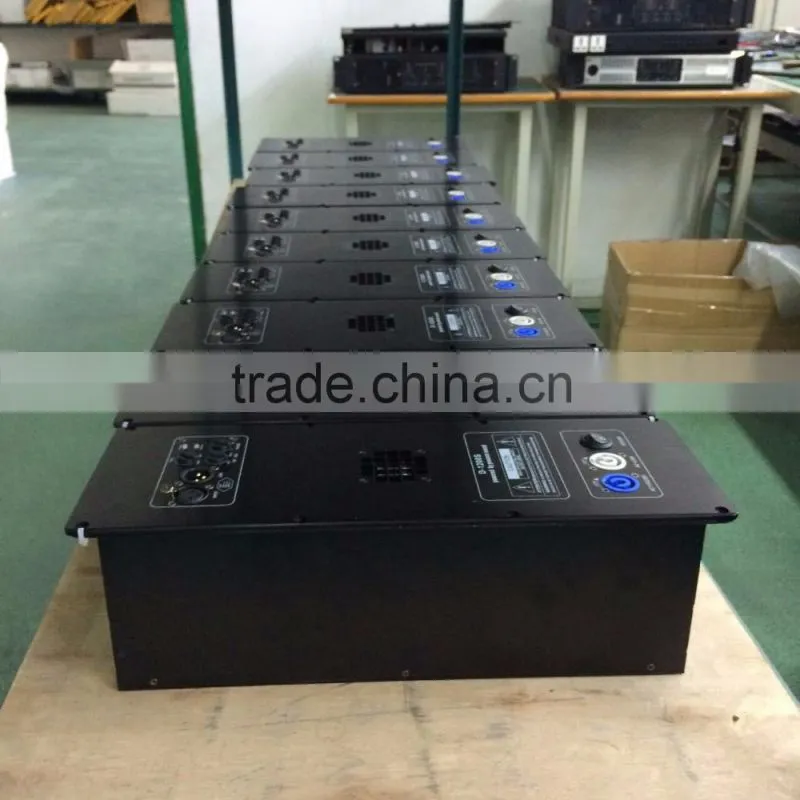 D-1200S powavesound subwoofer amplifier 1200W RMS power dual 18 inch subwoofer speaker amplifier module