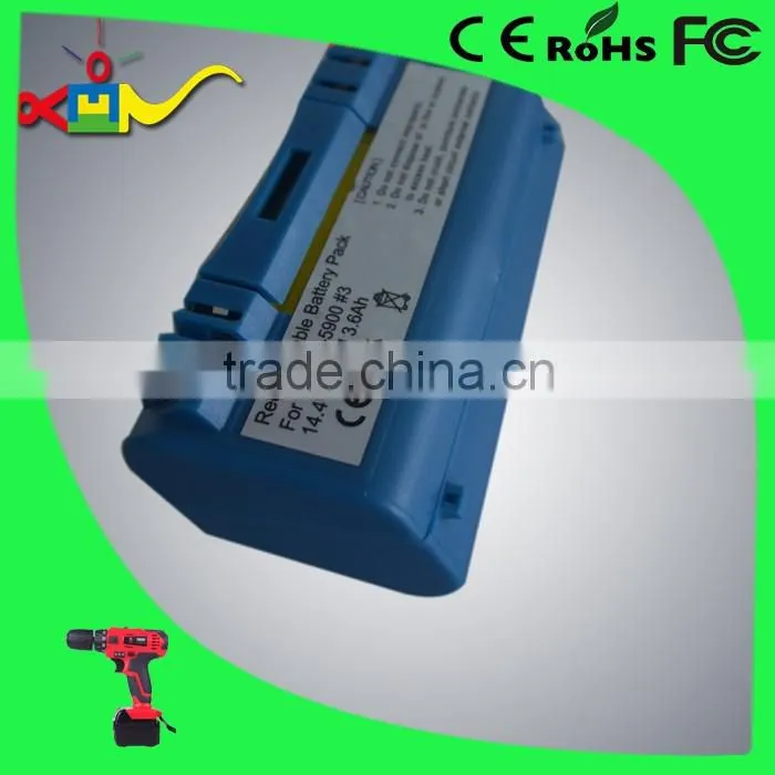 rechareable big current 14.4v ni mh battery pack for vacuum cleaner