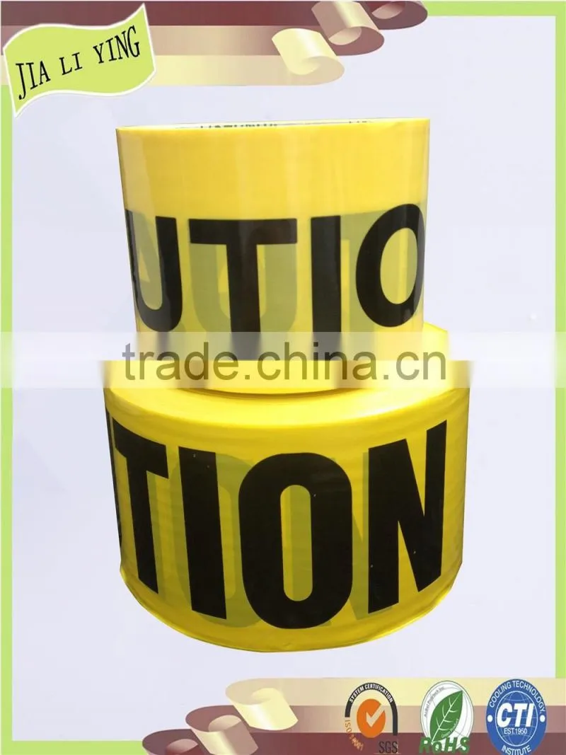 None-adhesive Police Caution Tape for Safety Warning