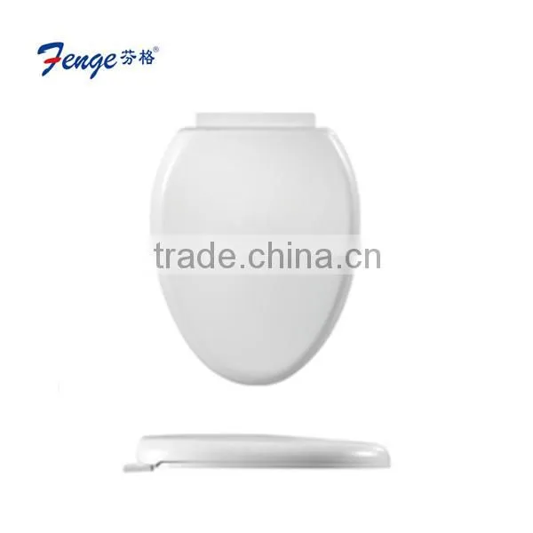 PP plastic transparent polyresin soft close hinges toilet seat bowl -029