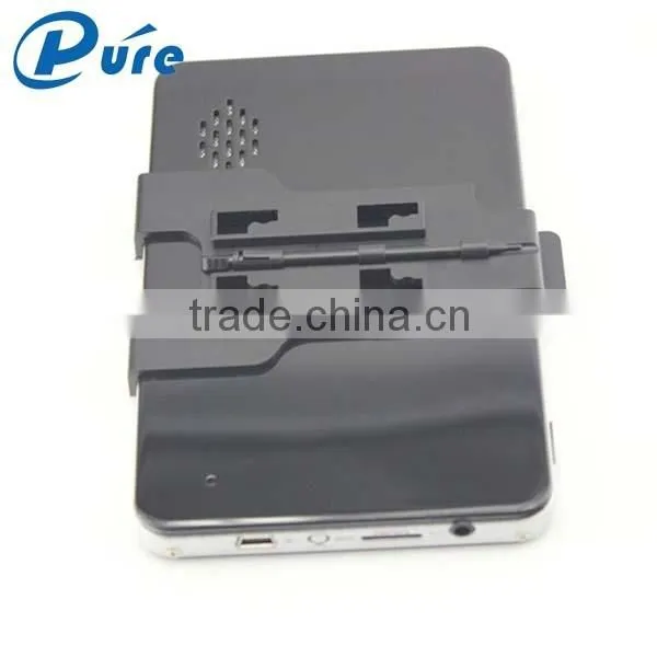 WINCE 6.0 GPS Navigation Radio TV Bluetooth 480*272 4GB Bluetooth Hansfree Navigator with Free Map