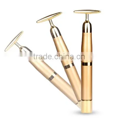 Fashion Design Personal Use Facial Beauty Bar 24K Golden Pulse for Skin Care
