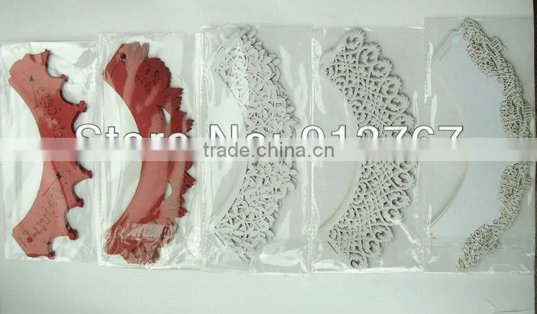 Laser cut paper cupcake wraps silver cupcake wrappers