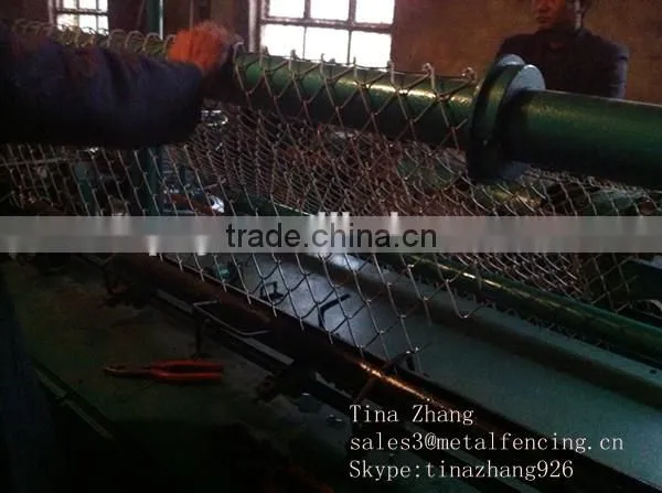 Fully Automatic Chain Link Fence Mesh Machine/chain link fence for sale/ Factory