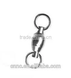 Ball Bearing Swivel with two solid rings,Fishing Swivel Snap
