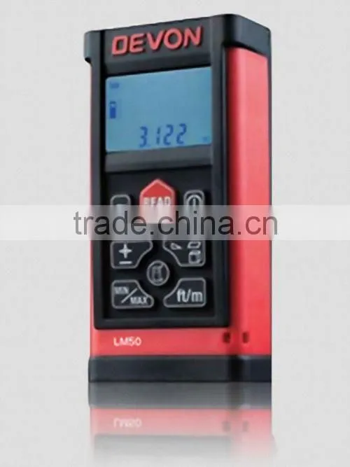 Handheld meter outdoor range finder, laser distance meter 50m