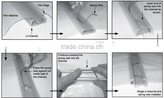 10' length Aluminum Poly Latches