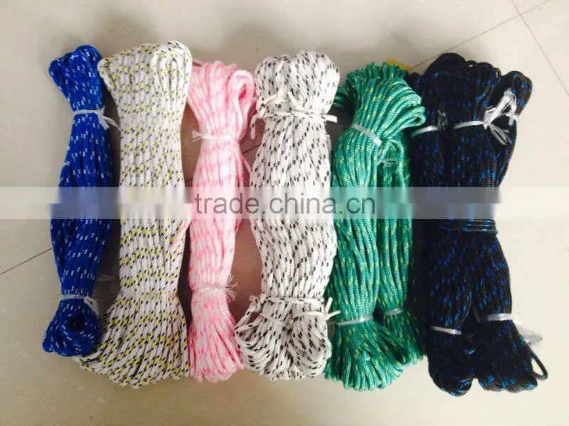 Hot sale popular 3mm braided polyester rope
