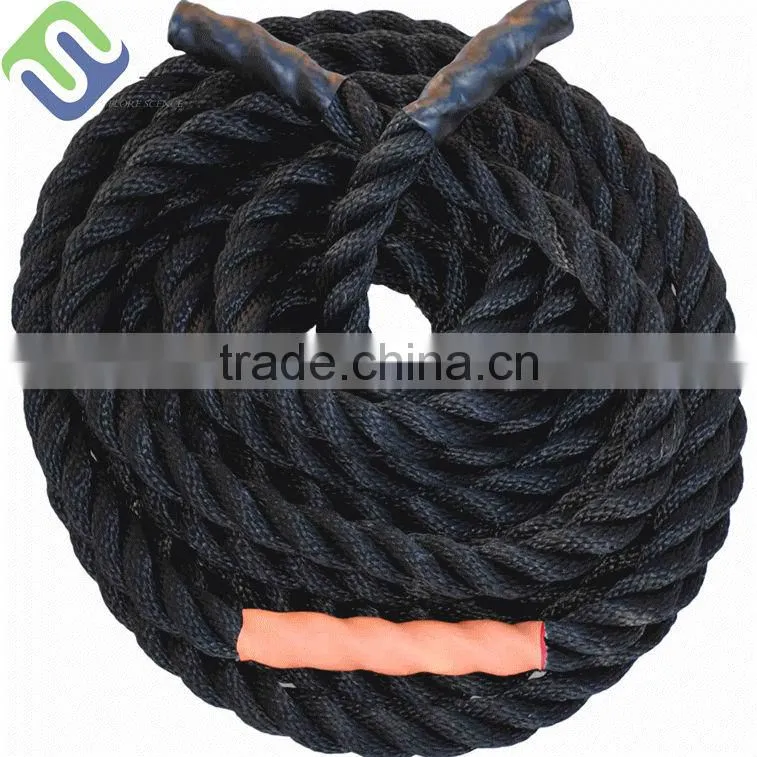 2 inches Polydacron battle rope for fitness body building