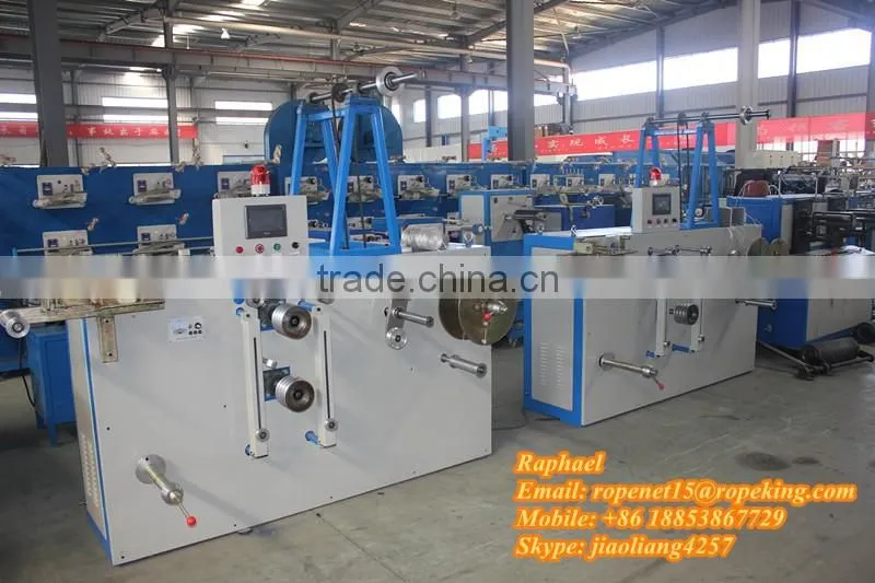 Coil winding machine for rope baler twine coil making machine coiler machine: ropenet15@ropekig.com