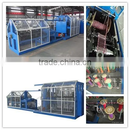 Two machine heads Automatic Bobbin Winding Machine for Rope Braiding Machines, bobbin winder