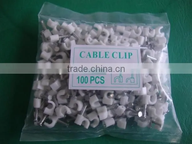 Professional Production Plastic Wall Cable Clip