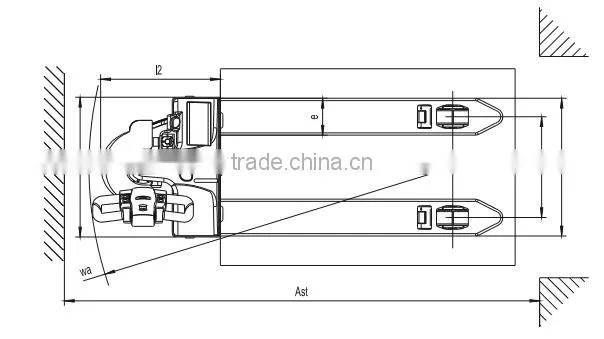 China brand CE ISO 1.5T electric pallet jack