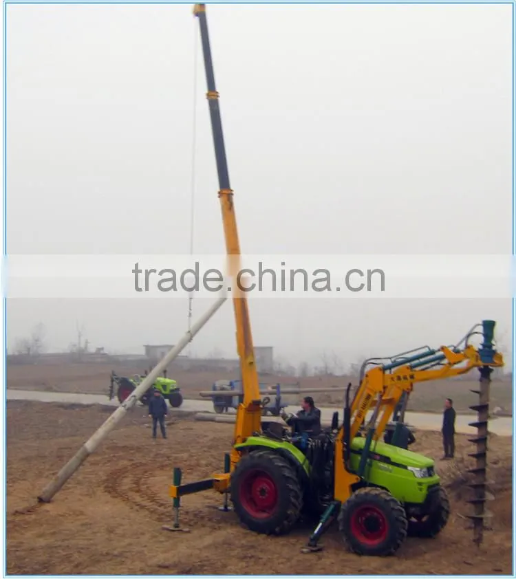 Factory directly supply hydraulic pole digging machine