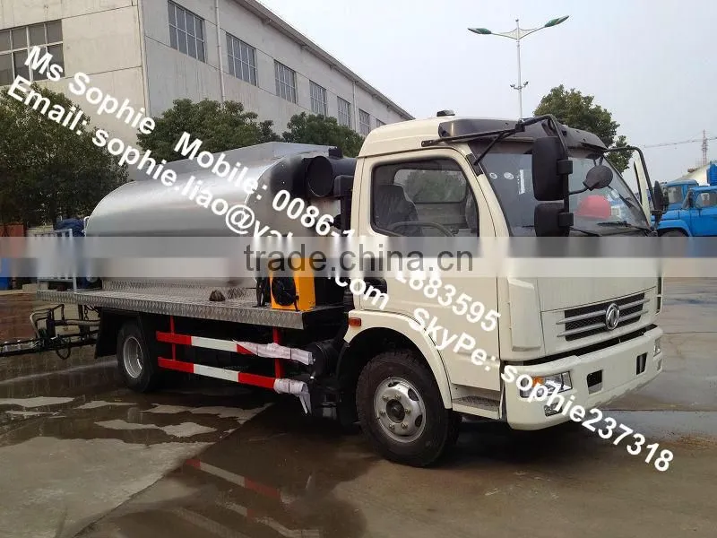 6cbm bitumen tanker truck, bitumen transportation truck,bitumen distributor truck