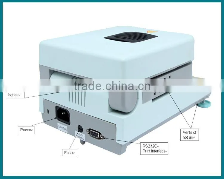 50g halogen grain 0.01g digital moisture analyzer