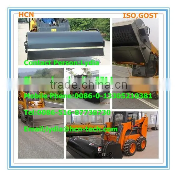 HCN Brand BM1396 wheel loader pick up broom mobile sweeper