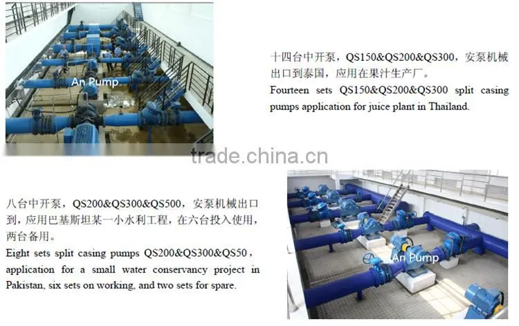 Large Capacity Split Casing Stainless Steel Sea Water Pump