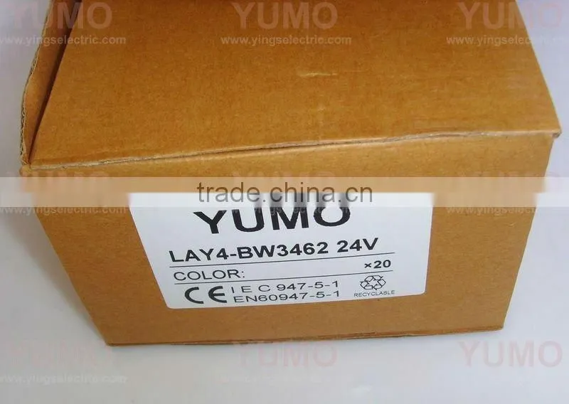 Push button switch LAY4-BW3462 24V RED