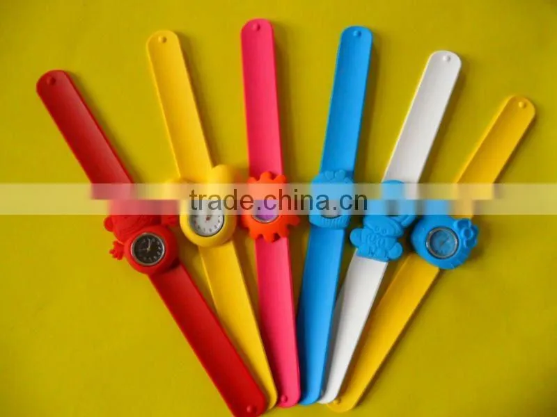 Promotional Kids' Silicone Quartz Slap Watch
