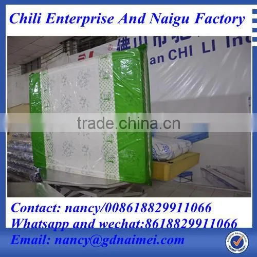 pack print hot blue mattress pe film
