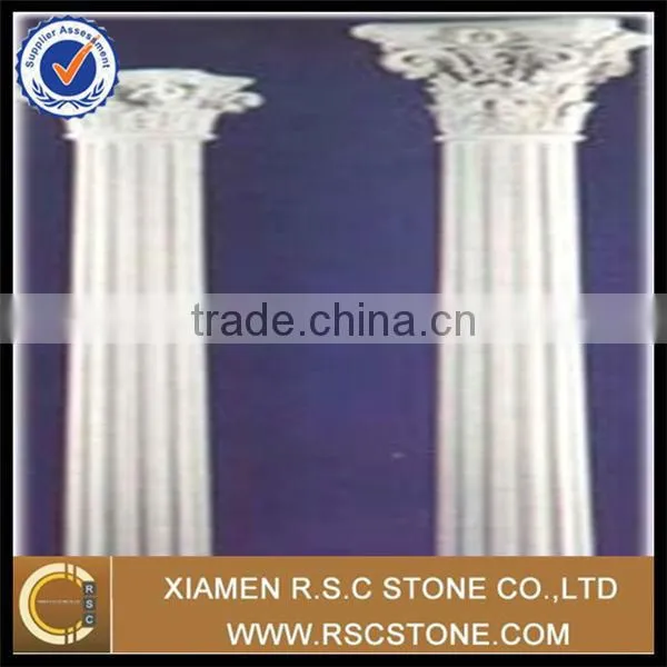 Chinese azalea red Stair handrail columns marble for sale