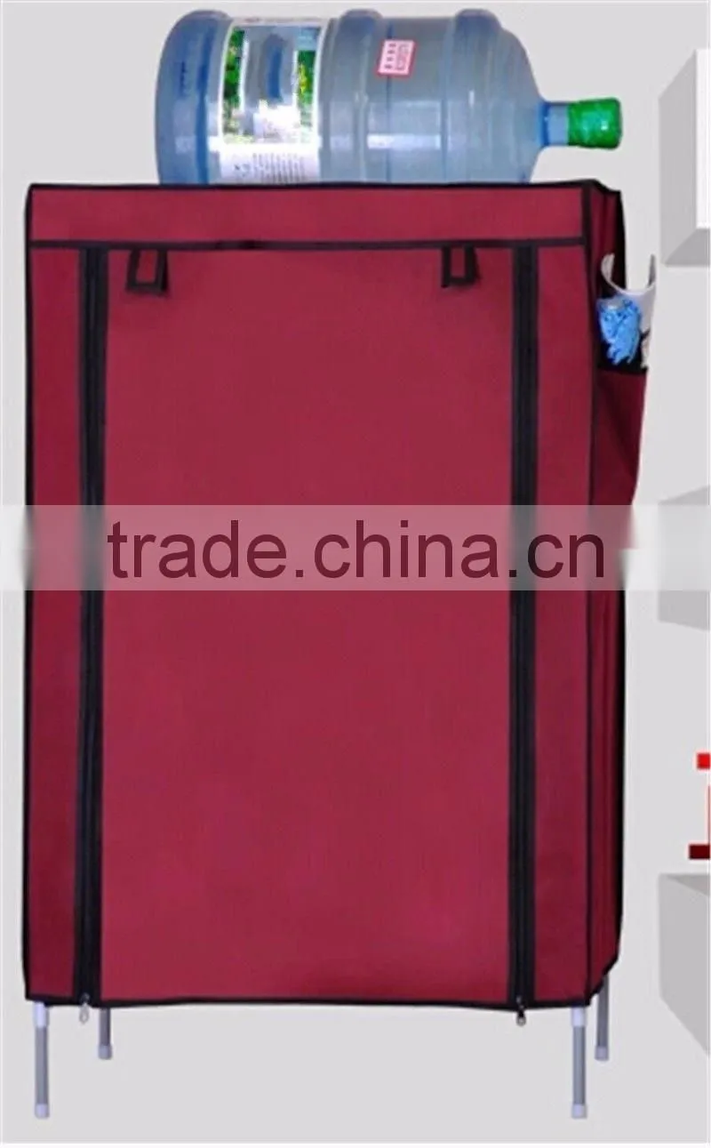 10 TIER CANVAS FABRIC SHOES RACK SHOE STORAGE CABINET RAIL ORGANISER ZIPPER STAND