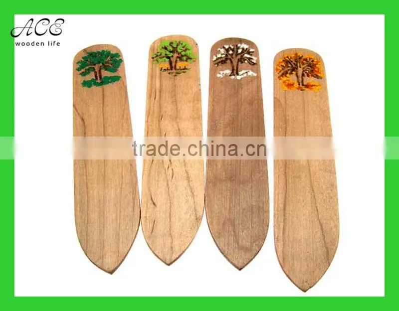 Wooden bookmark wood bookmark
