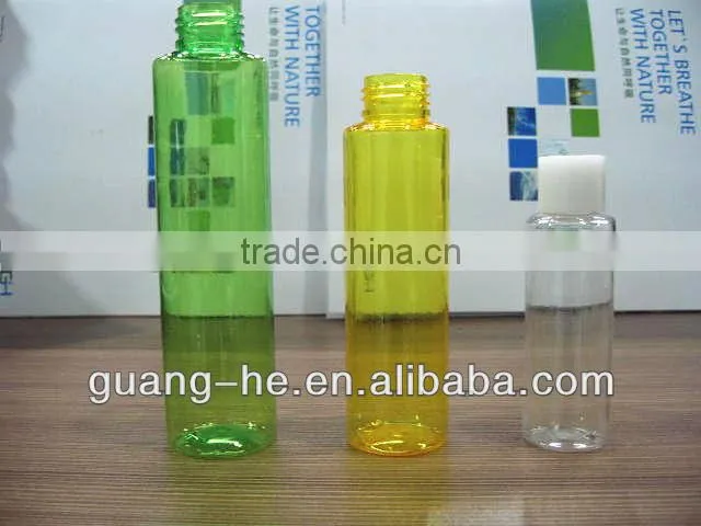 100ml Non-toxic crystal biodegradable pla clear bottles for cosmetics