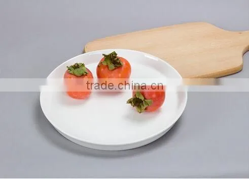 8'' Ceramic fruit plate ceramic fruit tray ceramic bakeware cake bakeware round pizza bakeware