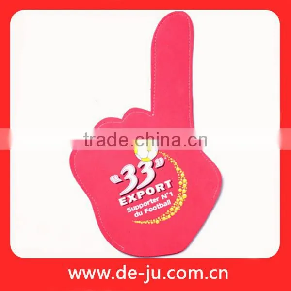 Yellow Black EVA Round Foam Football Hand