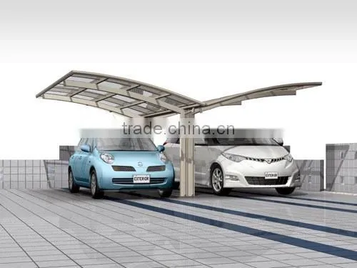 2014 Widely used and popular style garden carport sheds