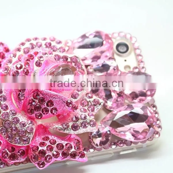 pc + tpu phone case diamond sticker phone shell for iphone 7