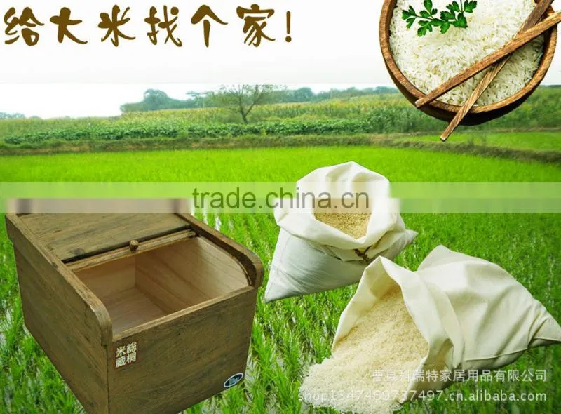 High quality wooden rice box
