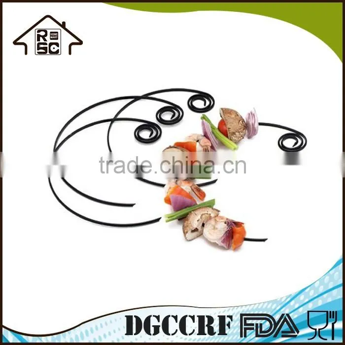 High Production Plate Set of 4 Skewer For Plate BBQ Grill Plate