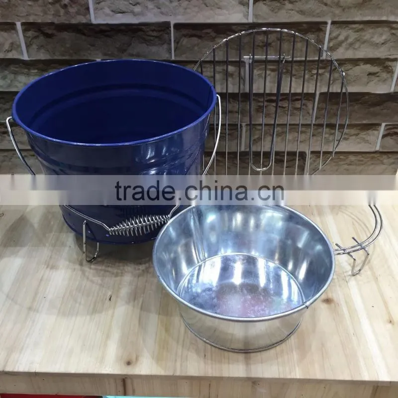 Hot Sales Colorful Outdoor Mini Charcoal Bucket Portable BBQ Grill for Camping