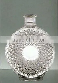cylindrical perfume glass bottle