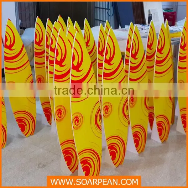 New Products Fiberglass Surfboard For Decoration