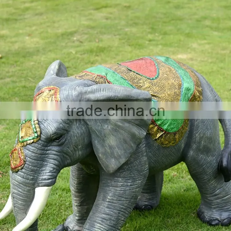 alibaba promotion outdoor decoration resin craft elephant fiberglass animals for sale
